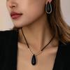 Fashion Jewelry Set Necklace  Earrings For Woman