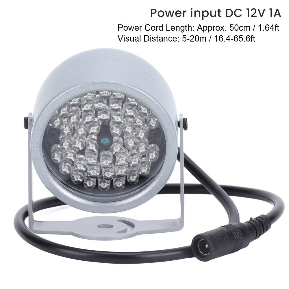 Auto Induction Infrared Lamp 48 LEDs Surveillance Lamp Auxiliary Light Camera Monitoring