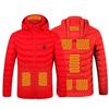 Anti-cold Warm Electric Jacket Solid Color Hooded Outdoor Warm Coat