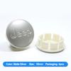 4Pcs 55mm 56mm Car Wheel Center Cover Sticker Hub Cap Decoration For Jeep Wrangler Grand Cherokee Avenger Compass Wagoneer XJ JL AKU1