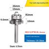Jundinging Woodworking 4-Tooth Edge Trimming Router Bit