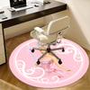 Princess Wand,Fairy Tale Dress Chair mat Round Rug Office carpet, Non slip, Suitable for Living Rooms, Bedrooms,Decor1205898a