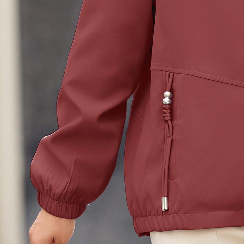 Paster 2025 Autumn Women's Solid Color Loose Hooded Jacket