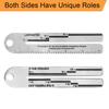 2pcs Shingle Gauges with Mountaineering Buckle for Measuring and Analyzing