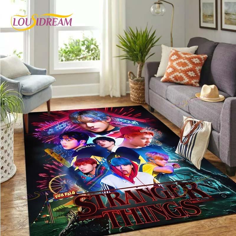 Новейший ковер Kpop Bangtan Boys BTS, детский игровой коврик для пола, новейший 3D-узор, декоративный ковер для гостиной 40cm x 60cm