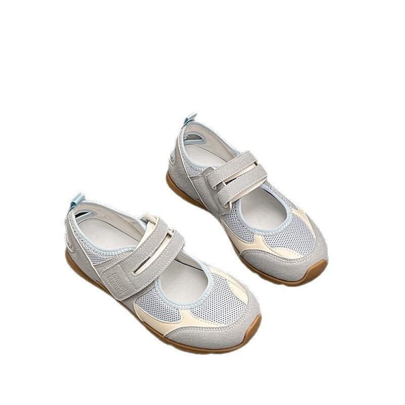 Yueyu 2025 Summer New Versatile Hollow Mesh Mary Jane Dexun Shoes Women's Korean Sports and Leisure Shoes