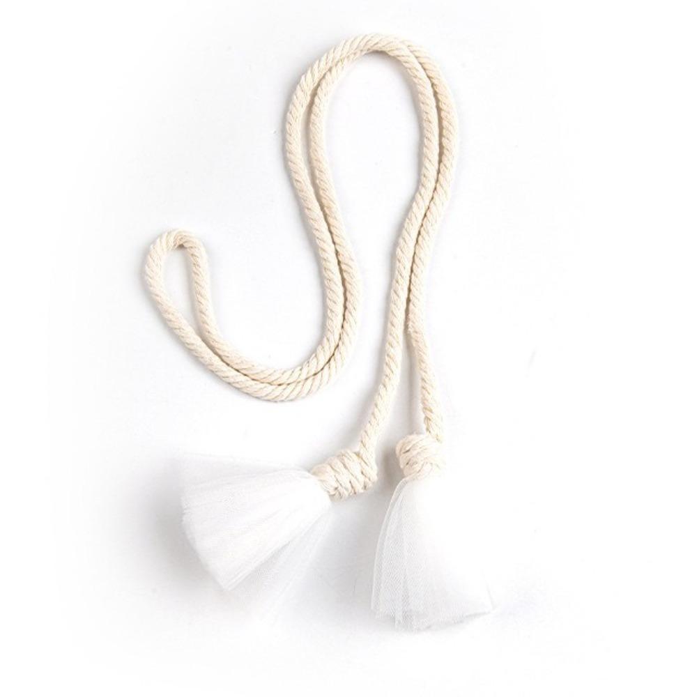 

1pcs Cotton Rope Curtain Tie Ropes Tie-strap Design Curtain Accessories Simple Curtain Straps Home белый