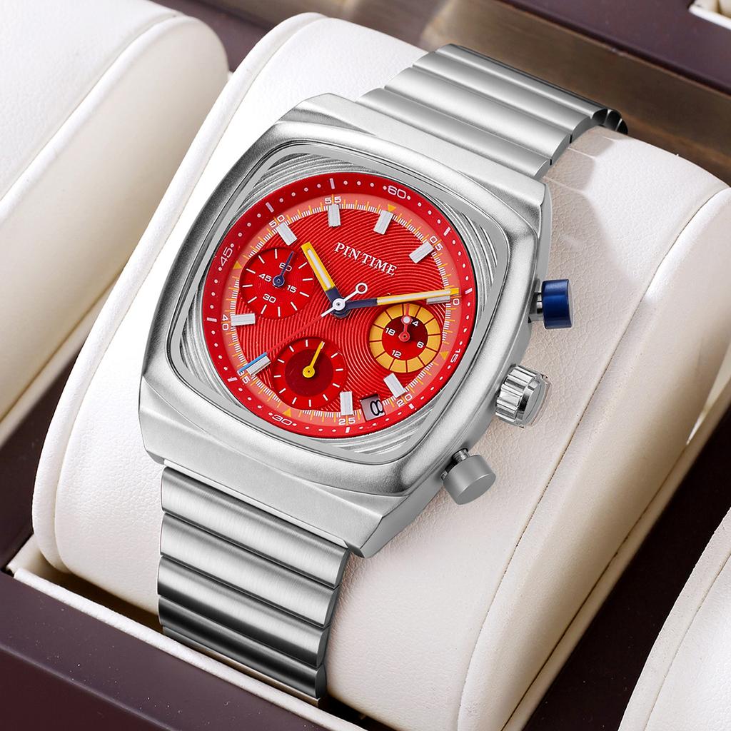 Fashion Business Multifunctional Quartz Watch Mens Six-pin Creative Classic Unique Style Sports Men Watch Clock AAA Mens Watch