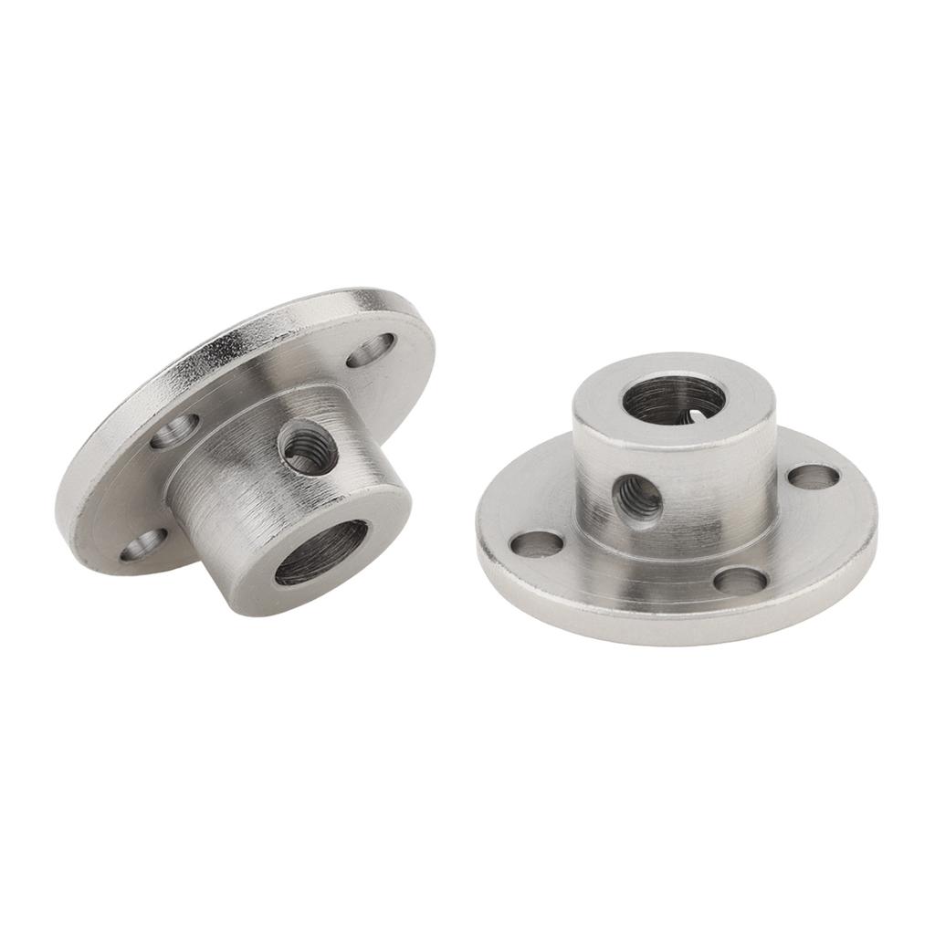 6 st 8 mm Borrning Järn Styv Koppling Set Styraxelstöd för DIY RC Modellmotorer med Sexkantnyckel Skruvar