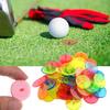 50/100/150 stuks Golfbalmarker Hoge Zichtbaarheid Kleurrijk Transparant Plastic 24MM Golfbal Positiemarker Golfaccessoires Mannen Vrouwen Golfer Cadeau