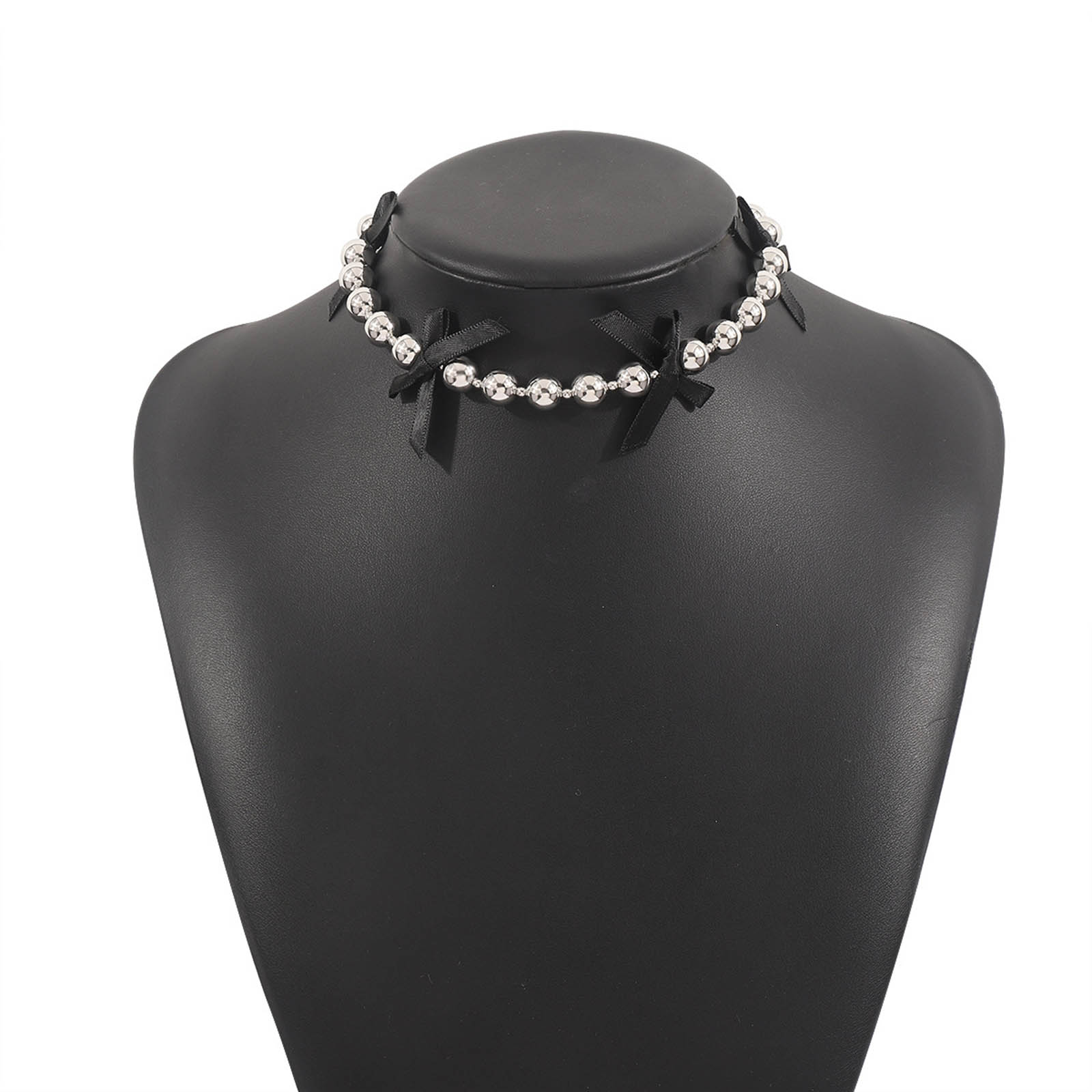 

Стильное ожерелье-чокер с бантом для женщин и девочек, модные бабочки, круглые бисерные ключичные цепочки, подарочные украшения для вечеринок