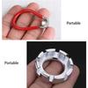 Flexible Adjustment Bike Disassemble Repair Tool Steel Wheel Rim Spanner  Mountain Bike Maintenance