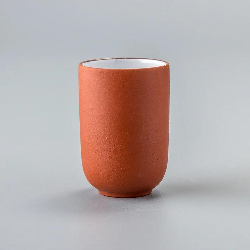 HOT ! 6pcs Handmade Purple Clay Tea Cup,Chinese style cup YiXing Purple Teacup,Chinese Kung Fu Cups Chinese Porcelain Gift