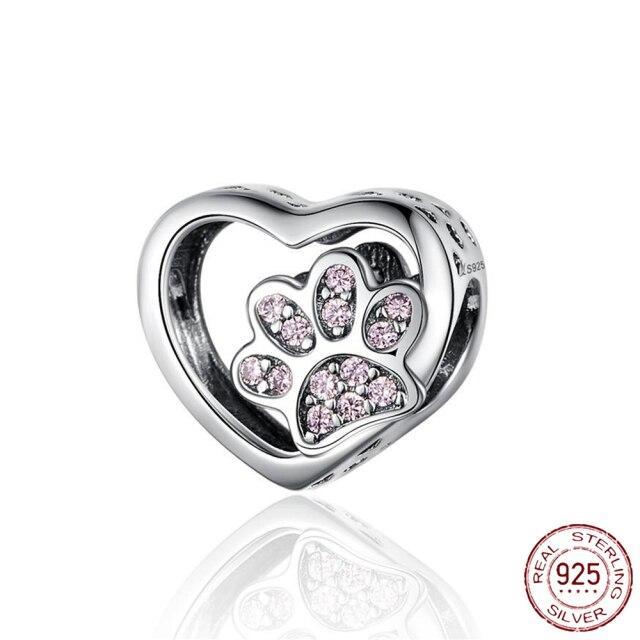 Nouveau 925 En Argent Sterling Rose Fille Garçon Rose Étincelle Entretoise Clip Charme À Perles Original De Mode Bracelet Bijoux À Bricoler Soi-Même Pour Les Femmes