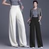 Women's 2026 High-Waisted Wide-Leg Lyocell Pants - Fashionable Loose-Fit Trousers with Elegant Drape