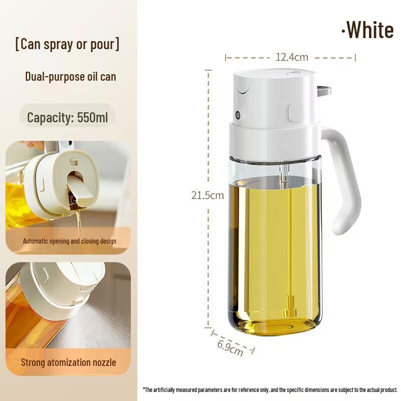 Dual-Use Oil Sprayer & Pourer Bottle