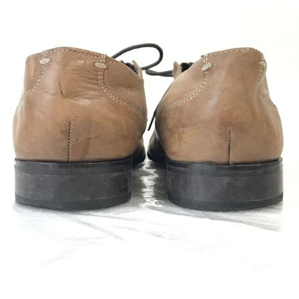 BOSTONIAN Vollleder Oxford Herren 11.5M 29.0-29.5 Braun Kappe(GEBRAUCHT)