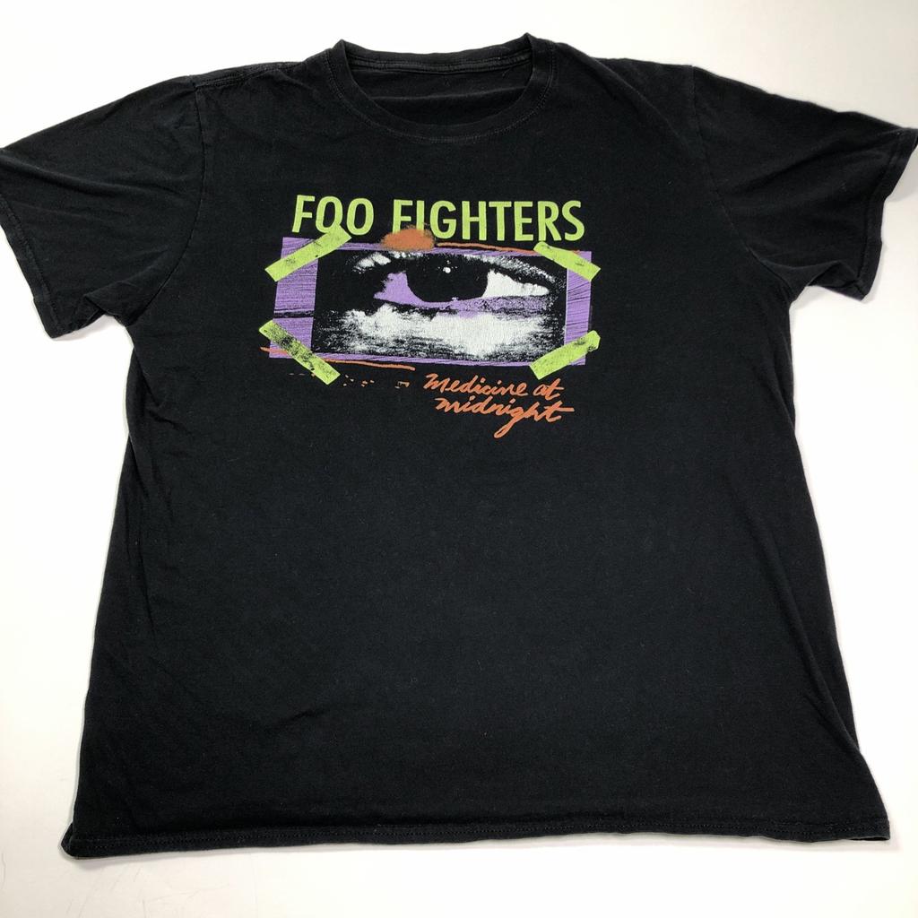 Foo Fighters Medicine At Midnight 2020 Album Logo Large Black T Shirt Band Merch