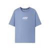 Breathable Comfortable Short Sleeve T-Shirt Unisex Tops Stone-Wash-Blue L225U089-053K