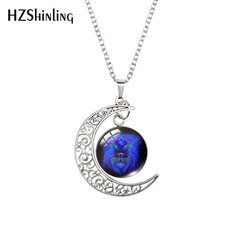 Stunning Zodiac Moonlight Gemstone Necklace In Geometric Design For Fashion Lovers