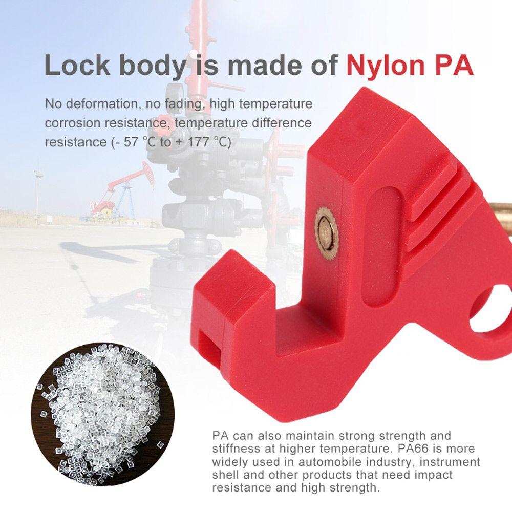 Portable Nylon MCB Circuit Breaker Lockout Multi-Functional Safety Loto Lock Lockout