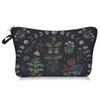 Creative Moon Phase Print Cosmetic Bag Large Capacity Ultralight Makeup Organizer Portable with Zipper Toiletry Bag
