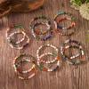 12 Constellation Glass Stone Beaded Bracelets for Women Unisex Charm Cardboard Star Zodiac Sign Bracelet Birthday Jewelry Gifts