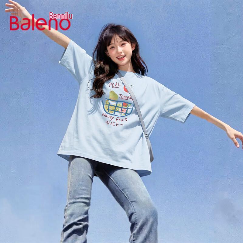 Baleno Women s Retro Pure Cotton Short Sleeve T-Shirt L