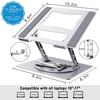 Rotatable Foldable Laptop Cooling Stand with Height Adjustment