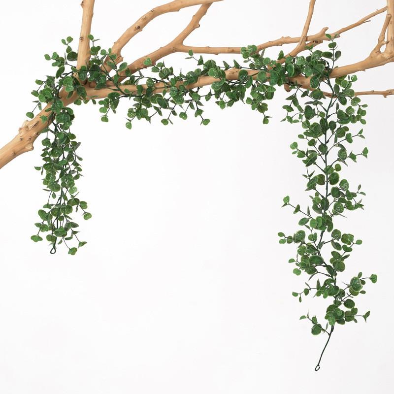 Green Artificial Rattan Wall Hanging Decor For Indoor Home And Photography Props