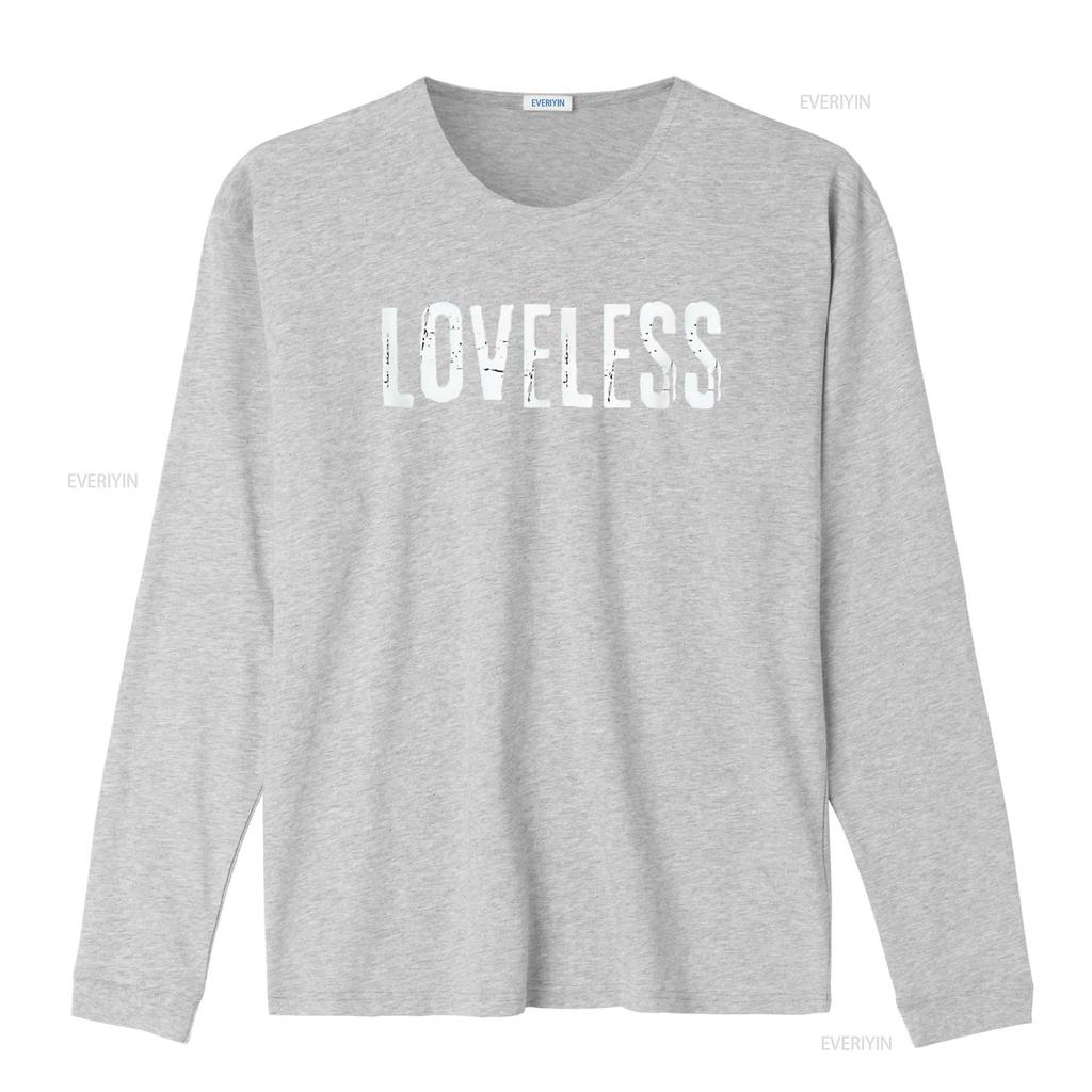 Mens Loveless Soft Goth Grunge Funny Single T Shirt Black X Large vintage Washed Stretched Comfortable Unisex designer clothes