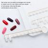 120 Colors Nail Color Display Book Disassemble Snap On Design Nail Display Book with 120Pcs Nail Tips White for Manicurist