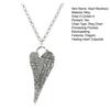 I Love You Hidden Message Necklace Hidden Secret Message Slider Necklace Adjustable Length Retractable Rod Necklace