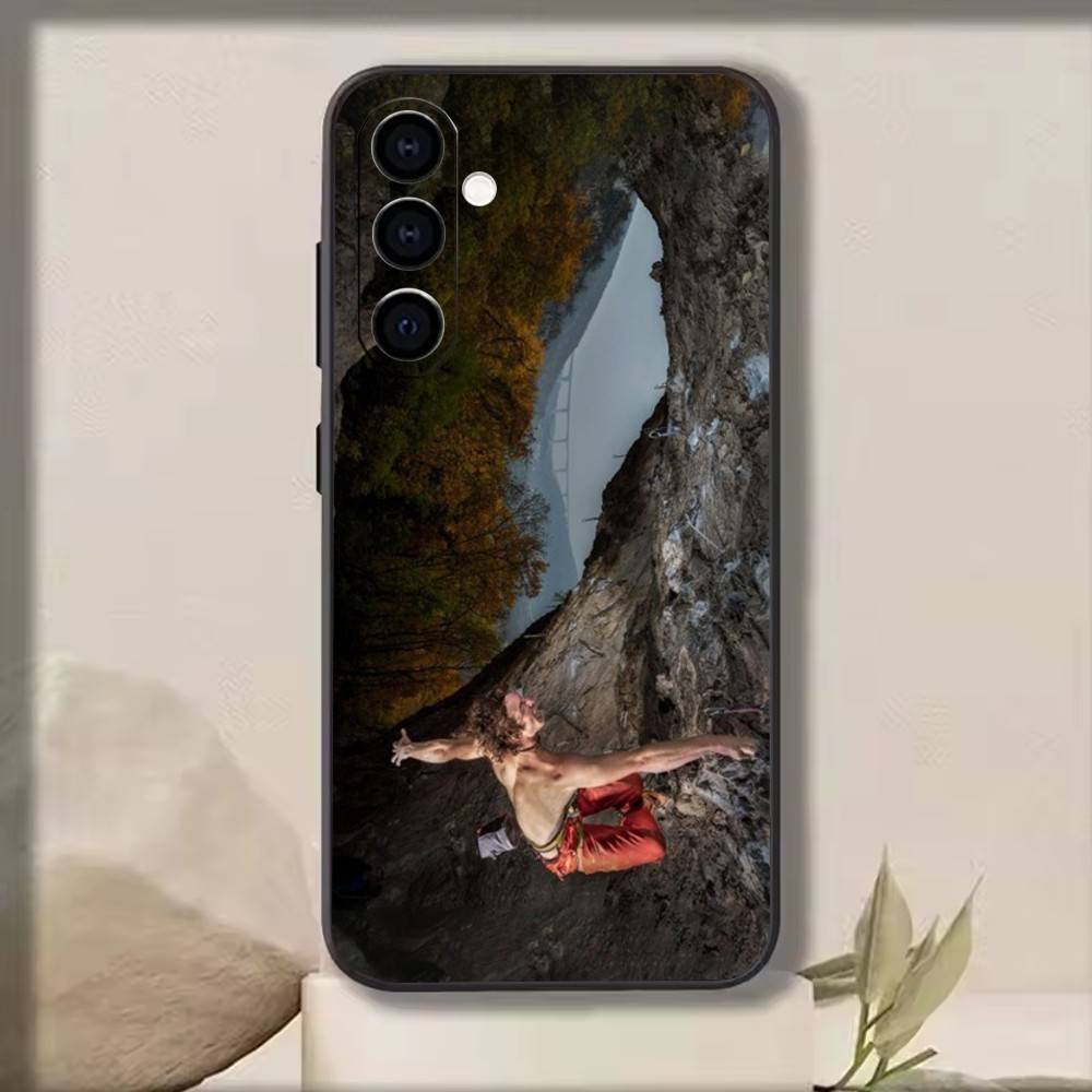 Adam Ondra   Phone Case Black Silicone Soft For Samsung Galaxy A73,A72,A71,A70,A53,A52,A51