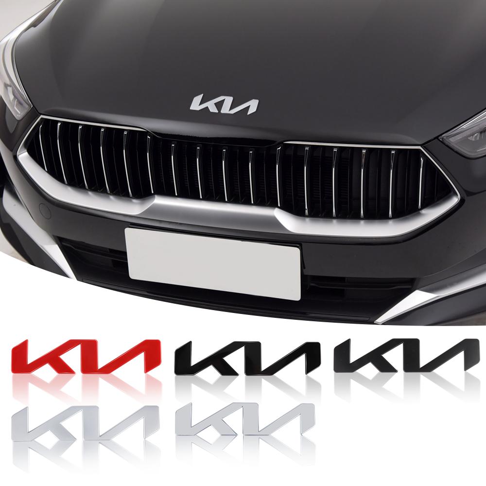 KN ABS Plakette Auto Front Logo Aufkleber Für Neuen Kia Stoßstange Hinten Heckklappe Kofferraum Aufkleber Auto Heck Emblem Aufkleber Styling Zubehör