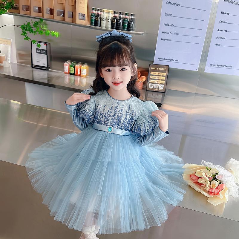 

Осеннее платье в вестерне детское;газовое платье принцессы