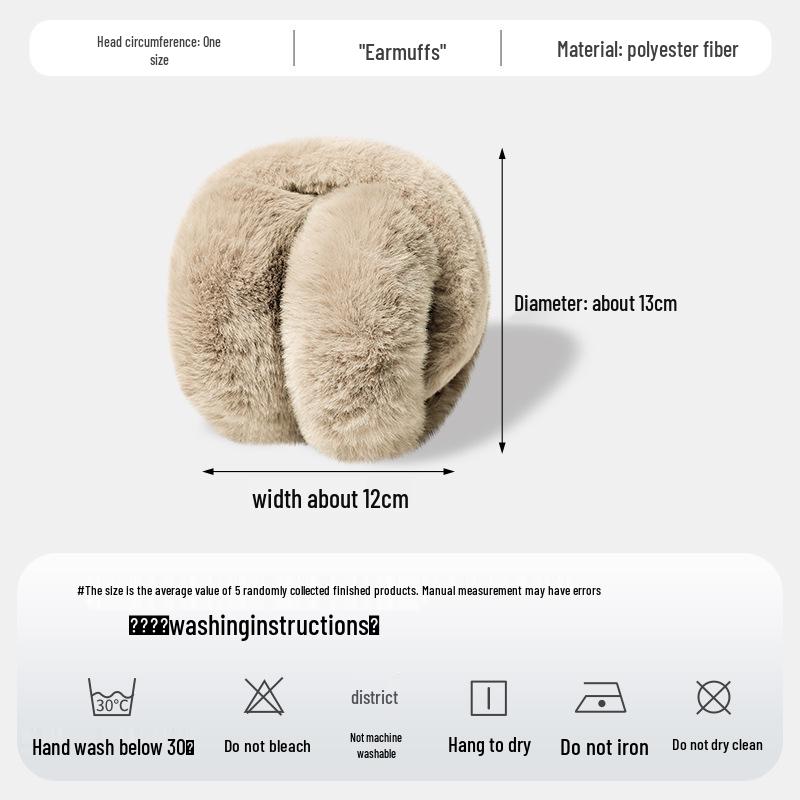 Warm Foldable Plush Earmuffs - Winter Ear Protection with Free Shipping
