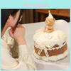 Plush Bear Birthday Cake Toy With Pp Cotton Filling For Party Decor And Gifting