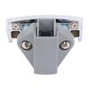 Keyless RV Push Cabinet Lock Zinc Alloy Stylish Push Button Lock for Yachts Motorhome Caravan Camping Vehicles Chrome
