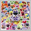 Lachende Critters Wasserdichtes Sticker-Set - 50 Blatt Tier- und Mohnspiel Horror-Dekorationen