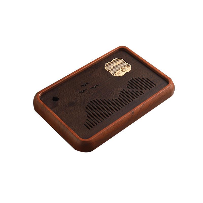 2025 Solid Wood Tea Tray: Modern, Draining Tea Table Set for Home