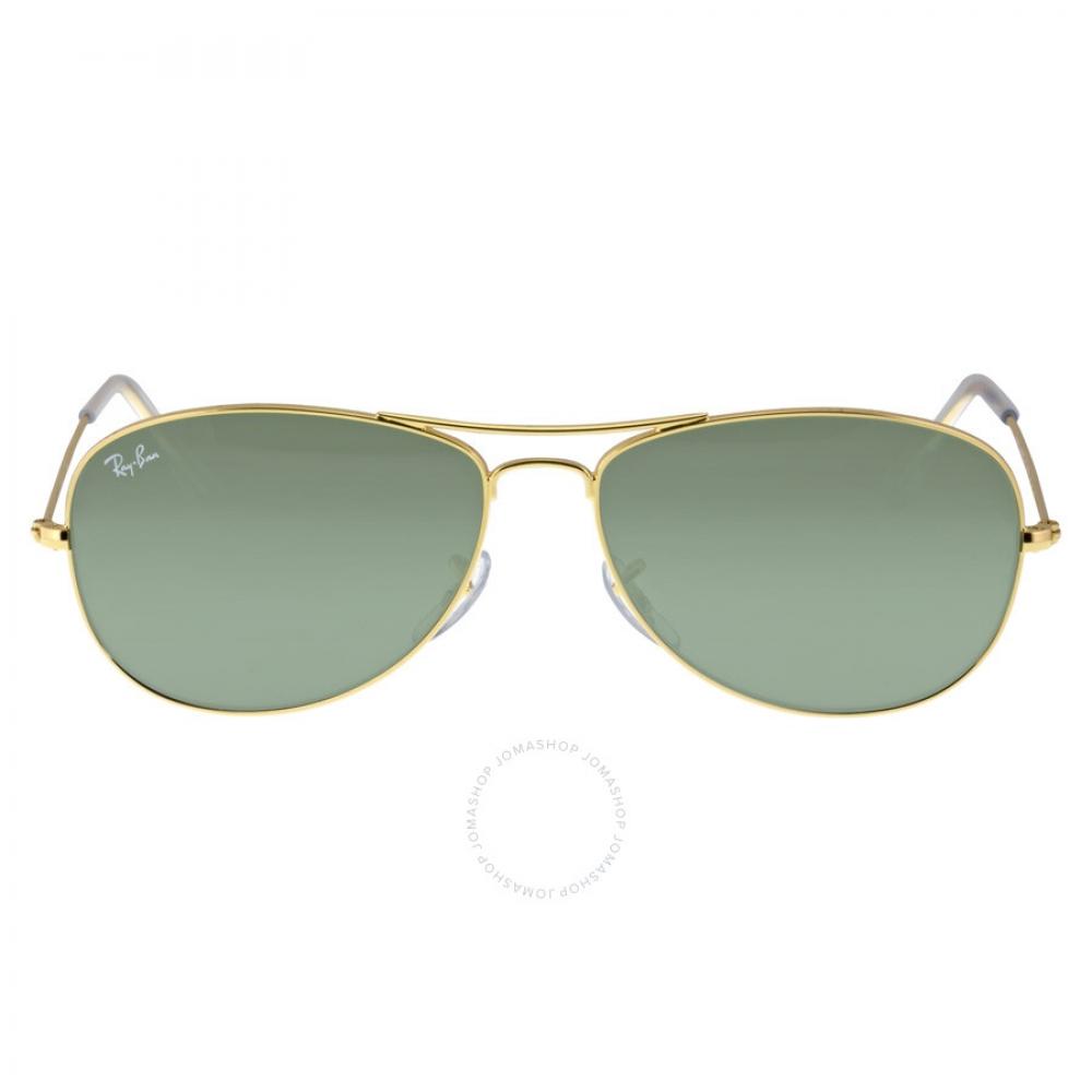 

Мужские солнцезащитные очки Ray Ban Cockpit Green Classic G 15 Aviator RB3362 001 59