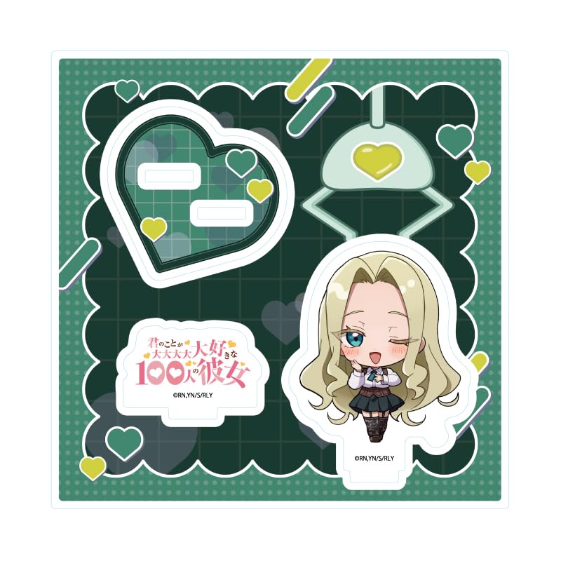 

100 Girlfriends Who Really Really Really Really Love You 11 Misugi Mimimi [Mini Character Illustration] Acrylic Stand Plate