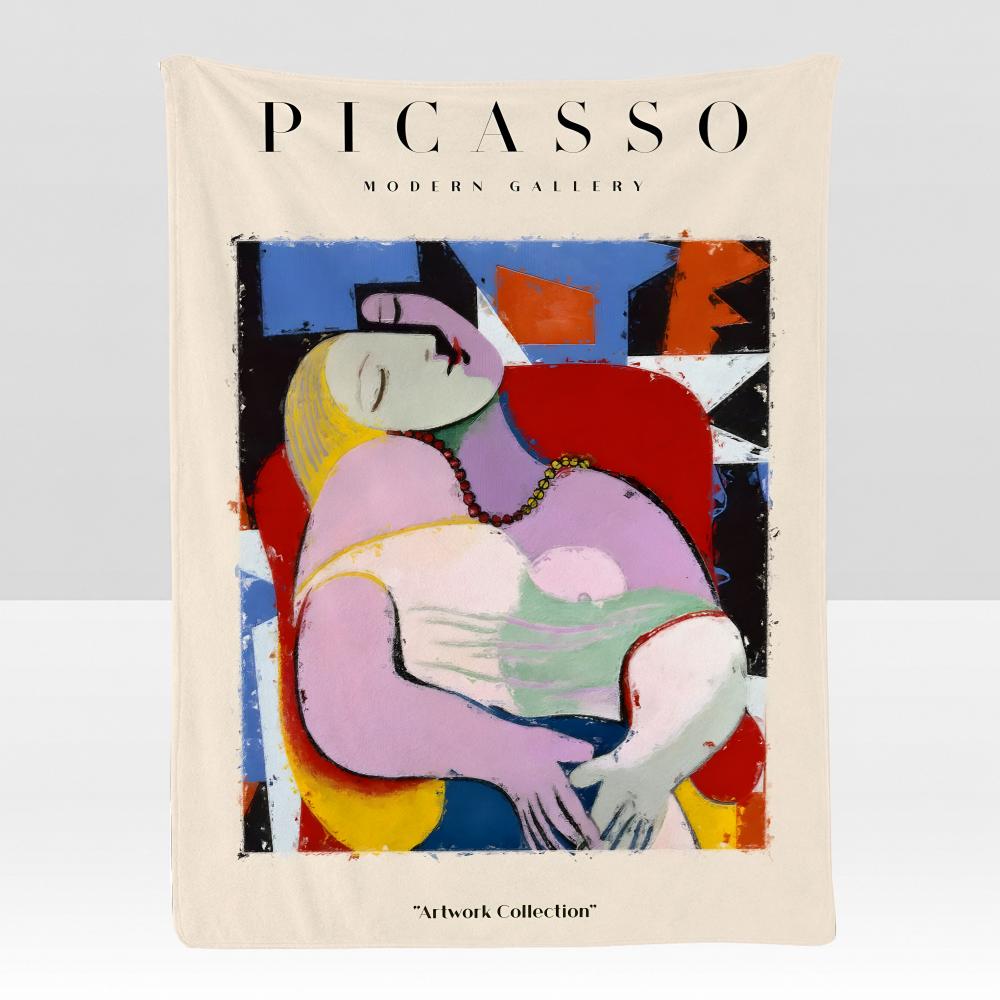 artist PPablo PPicasso Throw Soft Flannel Blanket for Bed Bedroom Sofa Picnic Throw Skinfriendly Breathable Gift Cover