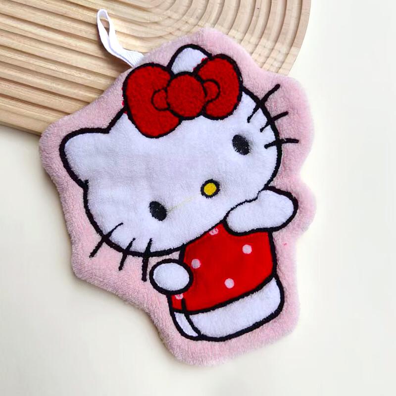 Yiwuyu Super Absorbent Coral Fleece Hanging Hand Towel