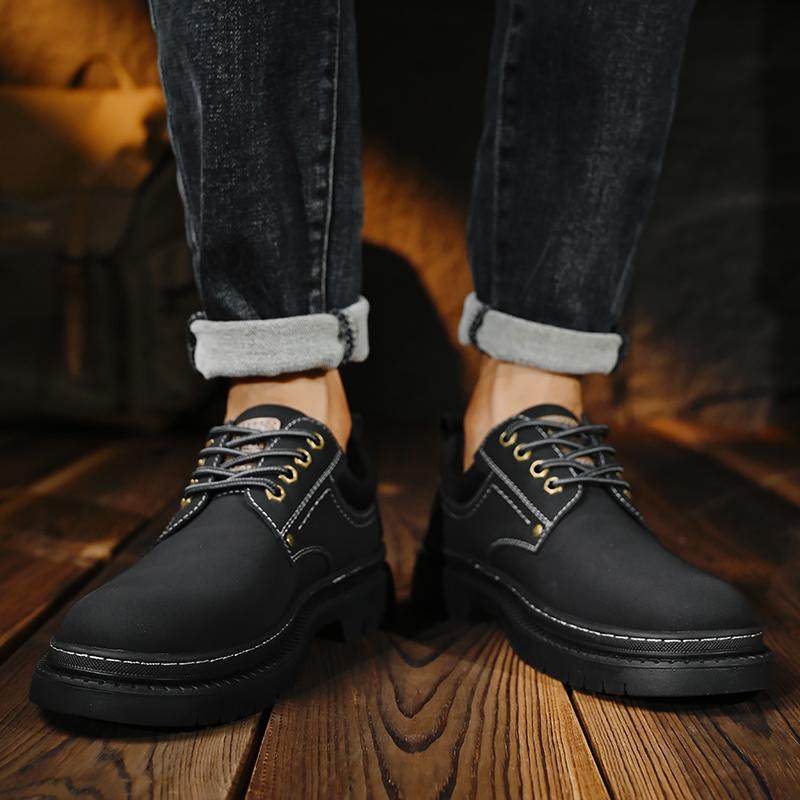 Mode Business Plattform Herren Freizeitschuhe Hochwertige Sneaker Luxusmarke Herrenschuhe Outdoor Leder Rutschfest Herren Oxfords Schuhe