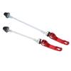 1 Pair Quick Release Bicycle Skewer Bike Wheel Hub Front and Rear Skewers Cycling ToolsRed