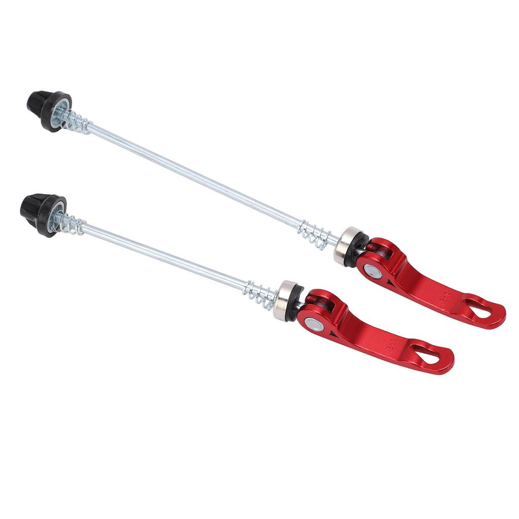 1 Pair Quick Release Bicycle Skewer Bike Wheel Hub Front and Rear Skewers Cycling ToolsRed