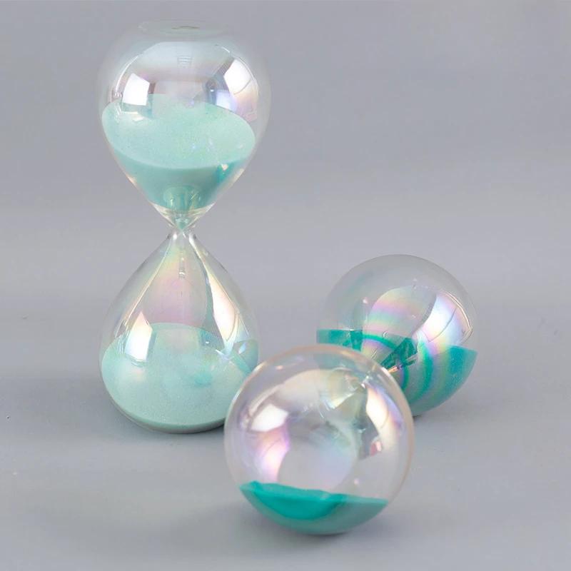 Bicchiere Sabbia Colorato da 30 Minuti Ornamento Divertente per Scrivania Casa Giorno della Laurea dei Bambini Regalo di Compleanno Regalo per Viaggi di Lavoro