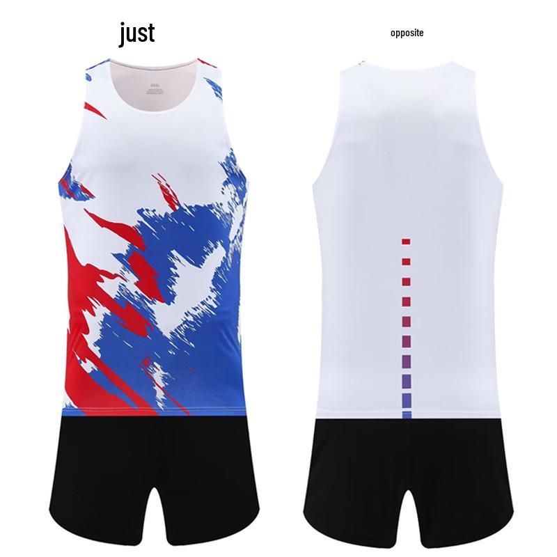 Unisex Quick-Dry Running Suit: Breathable Vest & Sportswear for Marathon and Training